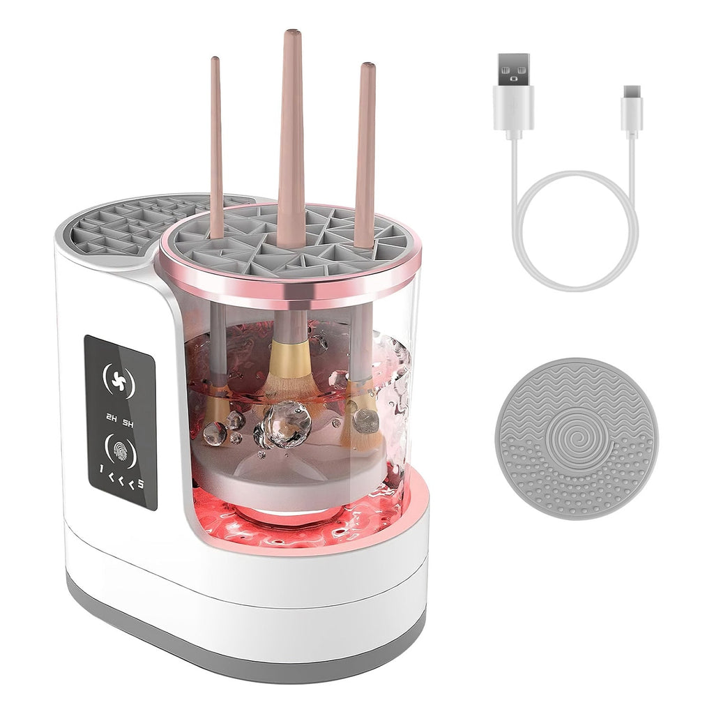4-in-1 Automatic Makeup Brush Cleaner, Dryer, and Sanitizer