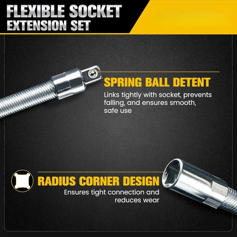 Flexible Socket Extension Set